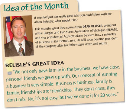 Belisle's great idea